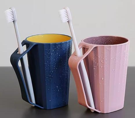 创意可爱牙缸杯家用刷牙杯子简约洗漱口杯北欧牙桶套装情侣牙刷杯