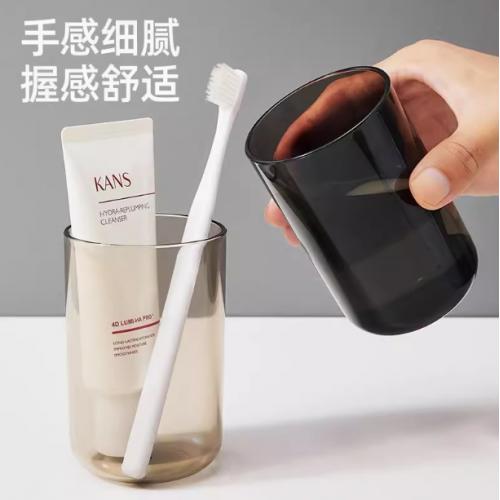 漱口杯家用刷牙杯情侣洗漱牙刷杯透明简约牙缸儿童学生轻奢牙具杯