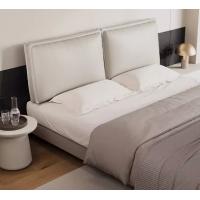 高端生态皮床头靠垫黑色豆腐块床头软包靠背榻榻米悬浮床大靠枕